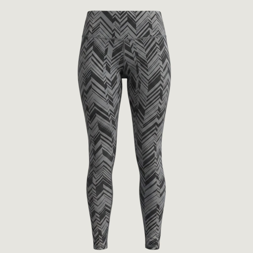 Nike Dri-FIT Womens Grey Black Chevron Geometric Activewear Leggings Small